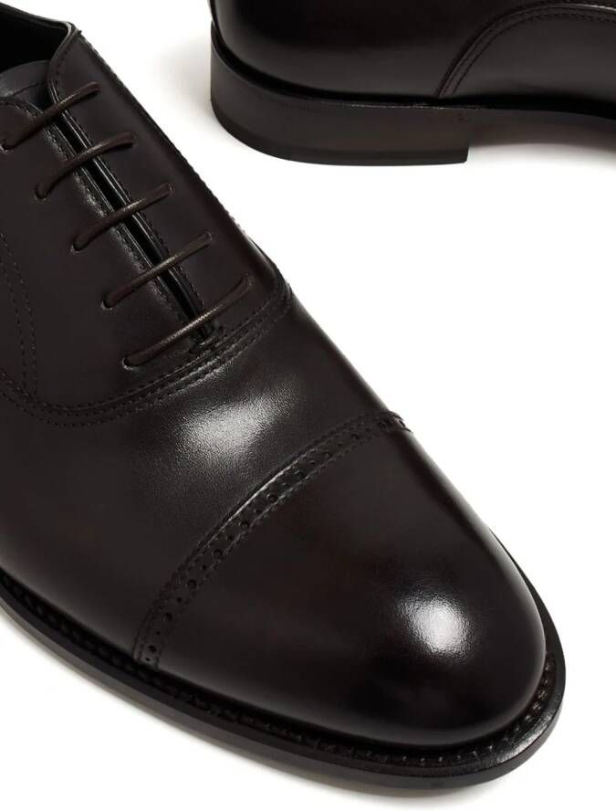 Barrett lace-up leather Oxford shoes Black