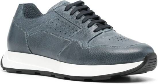 Barrett leather lace-up sneakers Blue