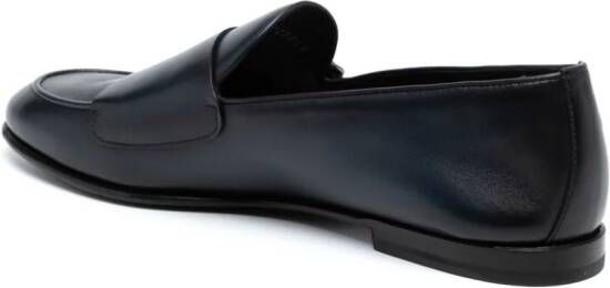 Barrett leather monk shoes Blue