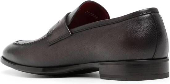 Barrett penny-slot leather loafers Brown