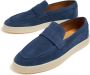 Barrett perforated suede loafers Blue - Thumbnail 4
