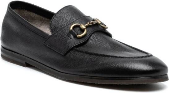 Barrett Ring leather loafers Black