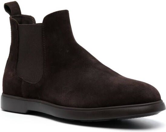 Barrett suede side-panel ankle boots Brown