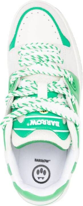 BARROW Ollie lace-up leather sneakers White