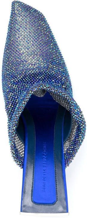 Benedetta Bruzziches Goliarda heeled mule Blue