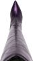 BETTINA VERMILLON 60mm knee-length leather boots Purple - Thumbnail 4