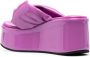 BETTINA VERMILLON Dolly high-shine platform sandals Pink - Thumbnail 3