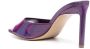 BETTINA VERMILLON Jane iridescent mules Purple - Thumbnail 3