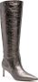 BETTINA VERMILLON Josefine 55mm leather boots Metallic - Thumbnail 2