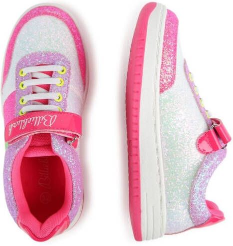 Billieblush colour-block glitter sneakers Pink