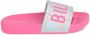 Billieblush logo-print iridescent slides Pink - Thumbnail 2