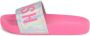 Billieblush logo-print iridescent slides Pink - Thumbnail 5
