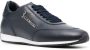 Billionaire calf-leather low-top sneakers Blue - Thumbnail 2