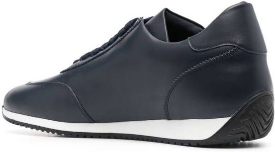 Billionaire calf-leather low-top sneakers Blue