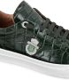 Billionaire crocodile-embossed leather sneakers Green - Thumbnail 4
