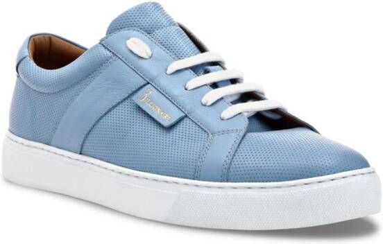 Billionaire low-top leather sneakers Blue