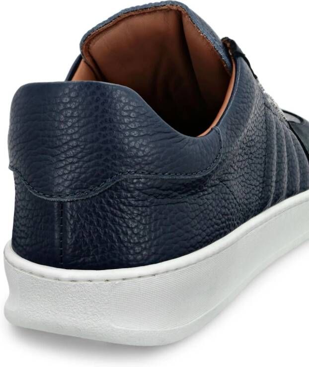 Billionaire Nabuk panelled leather sneakers Blue