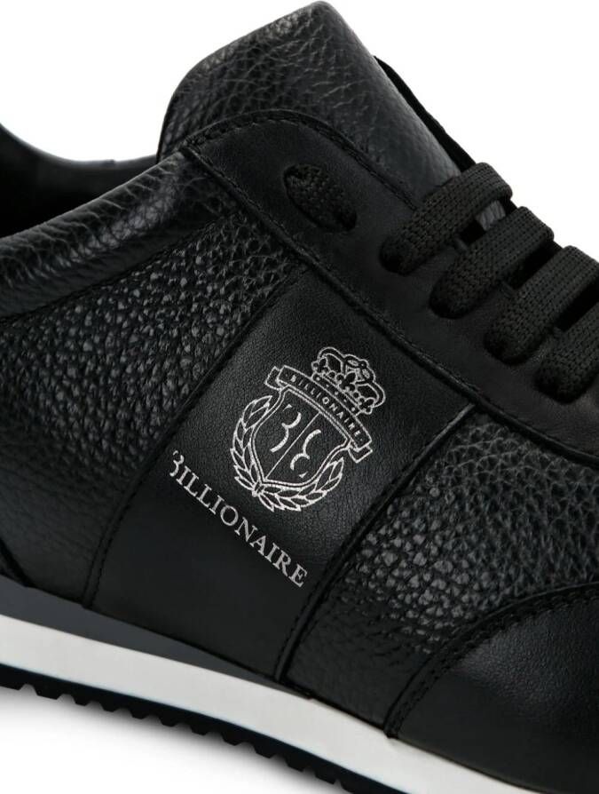 Billionaire Runner crest-motif sneakers Black