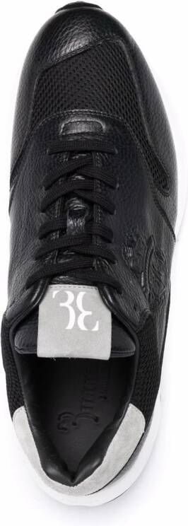 Billionaire Runner embossed-crest sneakers Black
