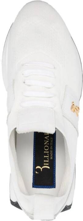 Billionaire Runner logo-plaque low-top sneakers White