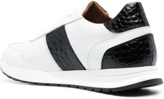 Billionaire two-tone low-top sneakers White