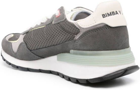 Bimba y Lola lace-up panelled sneakers Grey