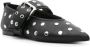 Bimba y Lola studded leather ballerina shoes Black - Thumbnail 2