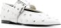 Bimba y Lola studded leather ballerina shoes White - Thumbnail 2