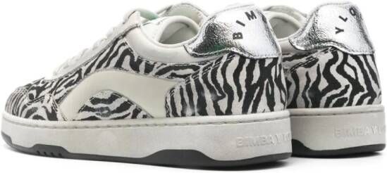 Bimba y Lola tiger-print sneakers Grey