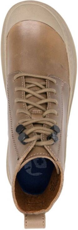 Birkenstock Prescott lace-up ankle boots Brown