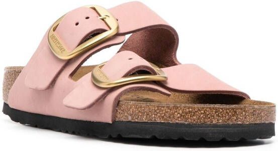 Birkenstock Arizona Big Buckle leather sandals Pink