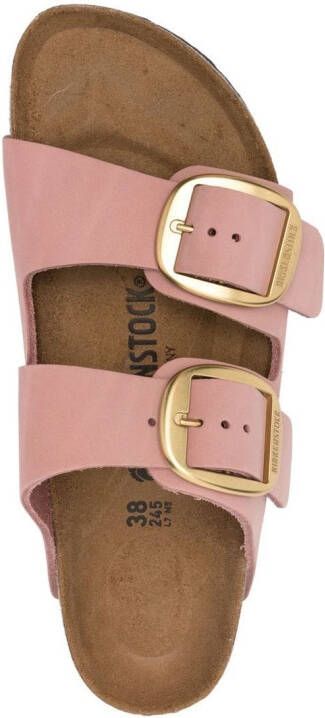 Birkenstock Arizona Big Buckle leather sandals Pink