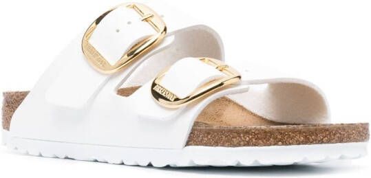 Birkenstock Arizona Big Buckle leather sandals White