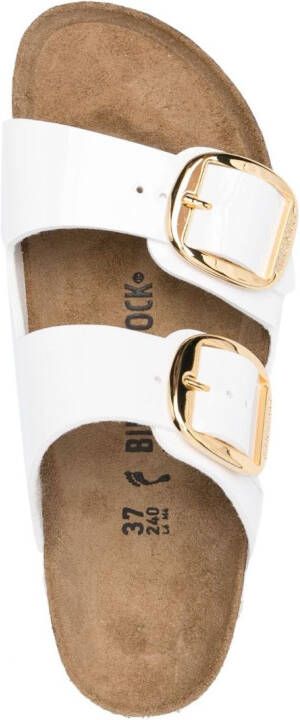 Birkenstock Arizona Big Buckle leather sandals White