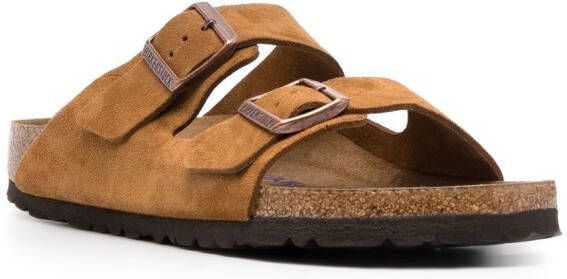 Birkenstock Arizona buckle-fastened sandals Brown