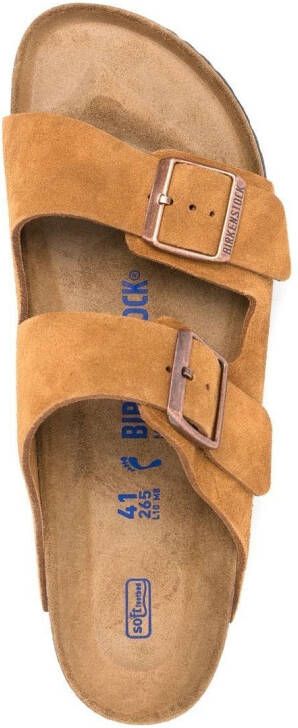 Birkenstock Arizona buckle-fastened sandals Brown