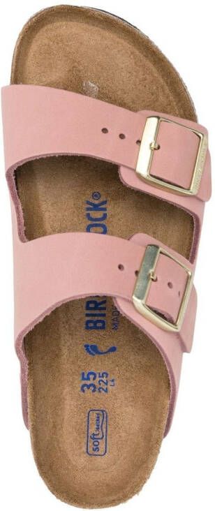 Birkenstock Arizona buckle-fastening 35mm slides Pink