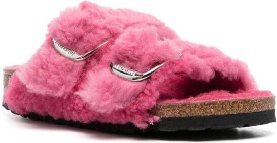 Birkenstock Arizona buckle-fastening brushed sandals Pink