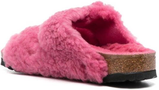 Birkenstock Arizona buckle-fastening brushed sandals Pink