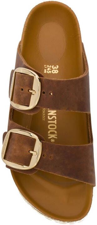 Birkenstock Arizona buckled sandals Brown