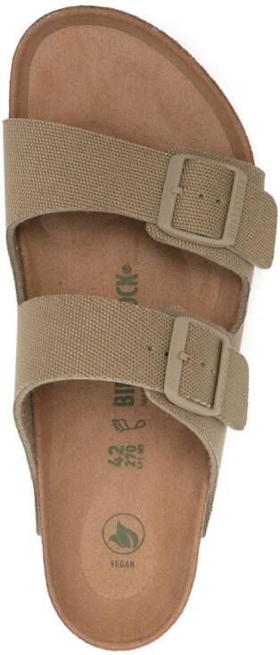 Birkenstock Arizona canvas slides Green