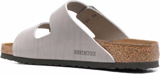 Birkenstock Arizona double strap slides Grey