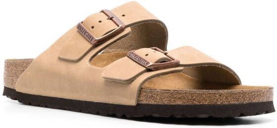 Birkenstock Arizona double-strap slides Neutrals