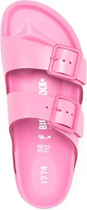 Birkenstock Arizona embossed-logo slides Pink