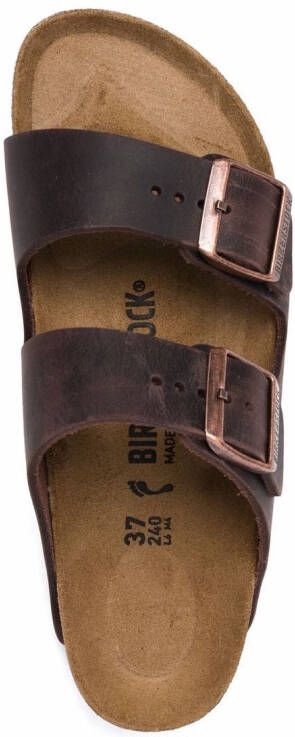 Birkenstock Arizona flat sandals Brown
