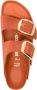 Birkenstock Arizona leather slides Orange - Thumbnail 3