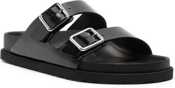 Birkenstock Arizona patent-leather sandals Black