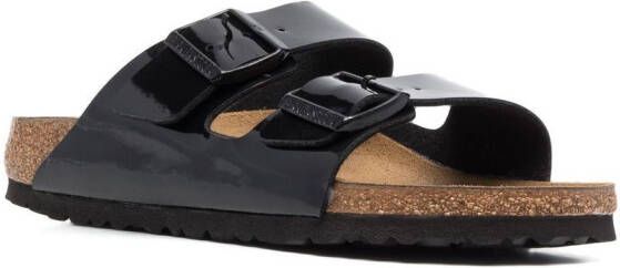 Birkenstock Arizona patent sandals Black