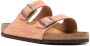 Birkenstock Arizona perforated suede sandals Orange - Thumbnail 2