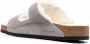 Birkenstock Arizona shearling suede sandals Grey - Thumbnail 3